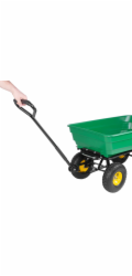 Greenlawn Transporter, zahradní vozík, nos. 250 kg, 75 litrů, 930x505x510/895 mm, výklopný.
