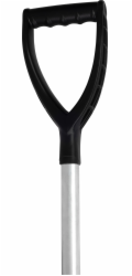 Hrablo na sníh ALUMAX S, 500x375/1505 mm, hrablo na sníh, s násadou, sněhová fréza, gumová tyč, ALU 