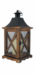 Lampa MagicHome LW8834, 16x16x35 cm, LED, 3xAAA, dřevo