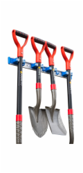 Držák na nářadí a rukojeti TT5039, Alu + plast, 4 polohy, montáž na stěnu, 2-3 cm