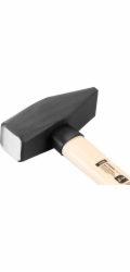 Kladivo Strend Pro HM100 2000 g, zámečnické kladivo, dřevěná rukojeť, délka rukojeti 280 mm