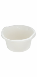 Miska na vodu ICS C101010, 10 litrů, 36x16 cm, bílá, kulatá