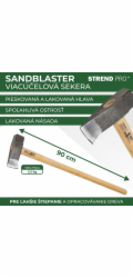 Sekera Strend Pro A6441 Pískovací 2500 g, štípací, dřevěná násada 900 mm