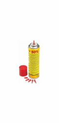 Plyn KEMPER 10051, Butan, kartuše 90 g, 150 ml, k plnění, do zapalovačů, Sellbox