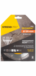 Strend Pro 521A, 125 mm, diamantový, segmentový