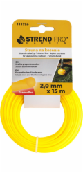 Žací struna Grazer Pro 2,0 mm, L-15 m, kulatá