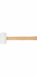 Kladivo Strend Pro HM221 340 g, gumové, WhiteHead, dřevěná rukojeť, délka rukojeti 290 mm