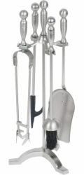 Sada Homefire FT53S, čtyřdílná, poniklovaná, 53 cm, krbové nářadí