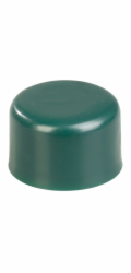 Krytka Strend Pro METALTEC, na kulatý sloupek, plastová, zelená, 48 mm