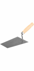 Zednická lžíce 180x130 mm, s dřevěnou rukojetí