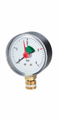 - Tlakoměr 10 mm (3/8") radiální 0 bar 4 bar