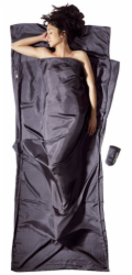 Cocoon TravelSheet Hranatý spacák Hedvábí Šedá