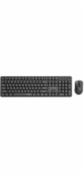 Gembird KBS-WMS-01-CYRL Bezdrátová stolní sada Silent Key Pro Business, černá, RU rozložení