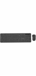 Gembird KBS-WPS-01-W Bezdrátová stolní sada Slim Pro Business, černý, rozložení RU