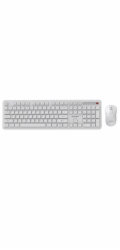 Gembird KBS-WPS-01 Bezdrátová stolní sada Slim Pro Business, bílý, rozložení US