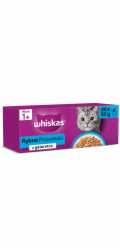 WHISKAS Rybí pochoutky v želé Box – mokré krmivo pro kočky – 80x85g