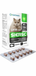 EUROWET Wita-Vet Coat - doplňky stravy pro kočky - 60 tablet