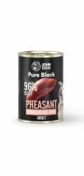 JOHN DOG Pure Black Mono Bažant - vlhké krmivo pro psy - 400g
