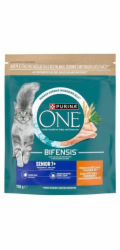 PURINA One Bifensis Senior 7+ Rich in chicken - suché krmivo pro kočky - 750g