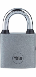 Zámek Yale Y111S/60/132/1, visací, železný, stříbrný, 63 mm, 3 klíče
