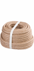 Lano Strend Pro Premium, jutové, prírodné, 8 mm, stáčané, L-20 m