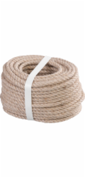 Lano Strend Pro Premium, jutové, prírodné, šnúra, 5 mm, stáčané, L-20 m
