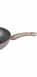MagicHome Coffee Brown Line Wok, 28 cm