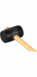 Kladivo Strend Pro 340 g, gumové, Blackhead, dřevěná rukojeť