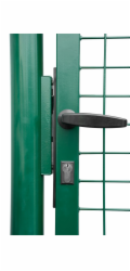 Brána Strend Pro METALTEC ECO, 1000/1200/50x50 mm, hranatý rám, zelená, jednokřídlá, zahradní, ZN+PV