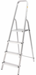 Schůdky Strend Pro AL-D4, 4 schůdky, nosnost 125 kg, Alu