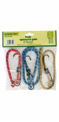 Strend Pro upínací guma LB349, 8 mm, 1x 30-45-60 cm, s ocelovými háčky