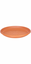 Podložka pod květináč ICS ERICA, kulatá, barva terakota, plast, 55 cm