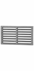Litinový rošt 280x160x17 mm, s můstkem, pro kamna a sporák