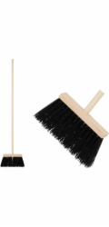 Koště Geco Indust Black WH, 240 mm, průmyslové, černé, s násadou 1200 mm