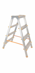 Schůdky ALVE EUROSTYL HOBBY 924, 4stupňové štafle, 86 cm, nosnost 150 kg, oboustranné, bez madla