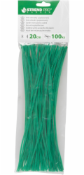 GardenTwist PVC drát 0,4x3 mm, L-200 mm, vázací, balení. 100 ks