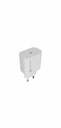 Universální nabíječka Natec RIBERA 20W, 1X USB-C, bílá