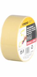 Páska Strend Pro, 50 mm, L-50 m, 80°C, malířská, maskovací, lepicí, žlutá