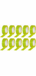 Páska Strend Pro, 19 mm, L-10 m, max. 80°C, 600V, zelenožlutá, izolační, lepicí, PVC, bal. 10 ks