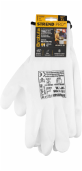Rukavice ST BROTULA White 10/XL, záhradné, biele, s blistrom