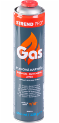 Kartuše Strend Pro, 600 ml, 338 g, Propan-Butan, standardní závit
