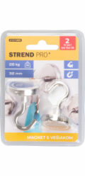 Magnet Strend Pro, extra silný, s vešiakom, 32 mm, max.28 kg, bal. 2 ks