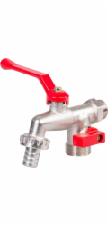 Ventil na vodu Strend Pro, 3/4"-3/4"-1/2", dvojitý, záhradný
