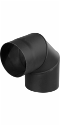 Koleno HS,EX 090/200/2,0 mm, nastaviteľný uhol, dymovod, dymové kominové koleno na spájanie rúr dymo