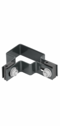 Strend Pro EUROSTANDARD, 60x40 mm, rohový, antracit, Zn+PVC, RAL7016, pro čtvercový sloupek