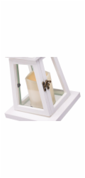 Lampa MagicHome LW8823, 17x17x33 cm, LED, 3xAAA, dřevo