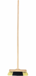 Smeták Geco Z30R, 300 mm, dřevěný, (Z) s násadou 1200 mm se závitem, 34 cm