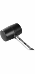 Kladivo Strend Pro HM213 450 g, gumové, BlackHead, kovová rukojeť, délka rukojeti 300 mm