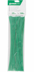GardenTwist PVC drát 0,4x3 mm, L-250 mm, vázací, balení. 100 ks