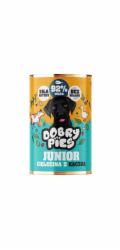 DOBRY PIES Junior Telecí s kachnou – vlhké krmivo pro psa – 400g